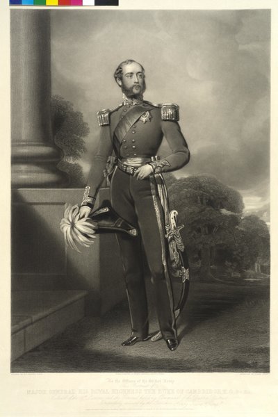 Hertigen av Cambridge Georg (mezzotint) av Nicholas Joseph Crowley