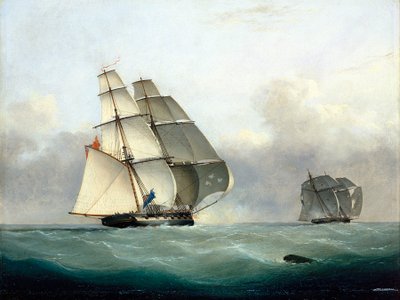 HMS "Acorns" tillfångatagande av slaveriet "Gabriel", 6 juli 1841 av Nicholas Matthews Condy