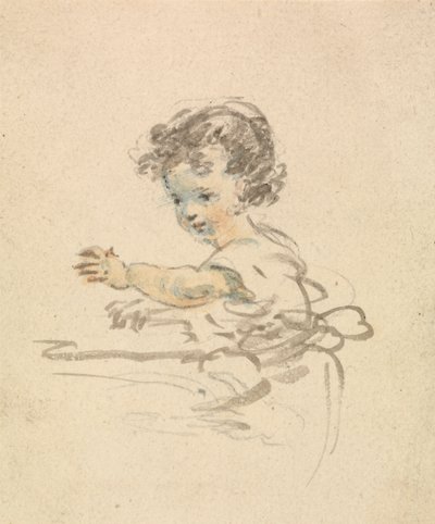 Barn sittande av Nicholas Pocock