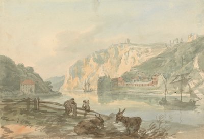 Hotwells från Rownham Ferry av Nicholas Pocock