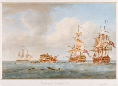 Kapningen av "Guillaume Tell", 31 mars 1800 av Nicholas Pocock