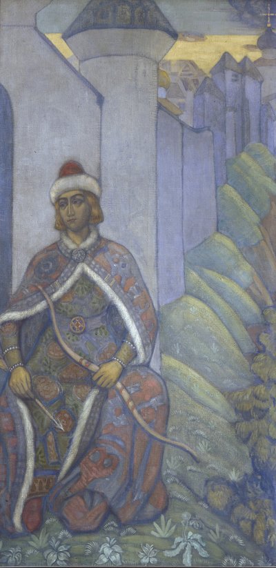 En riddare, 1910 av Nikolai Konstantinowitsch Roerich
