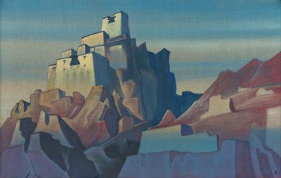 Slottet i Ladakh, 1933 av Nicholas Roerich