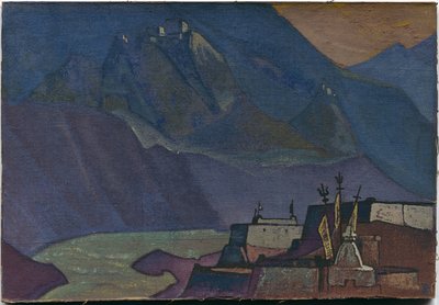 Chandra River, 1932 av Nicholas Roerich