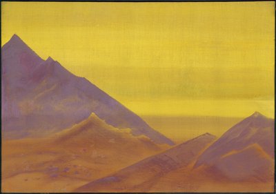 Dawn, ca 1930 av Nicholas Roerich