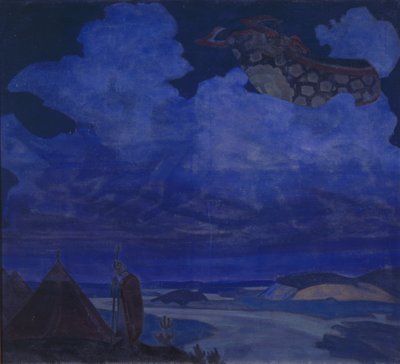 Flygande matta, 1916 av Nicholas Roerich