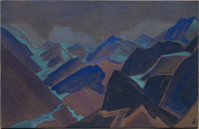 Glaciers of Lahul, 1936 av Nicholas Roerich