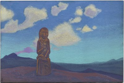 Guardian of the Chalice, Mongoliet, 1937 av Nicholas Roerich