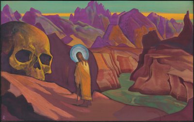 Issa och jättens skalle, 1932 av Nicholas Roerich