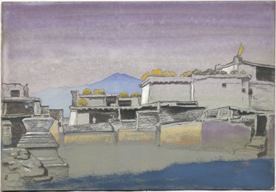 Kardang, studie, 1932 av Nicholas Roerich