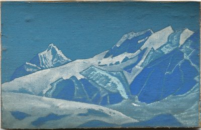Fjällstudie, c.1928?31 av Nicholas Roerich