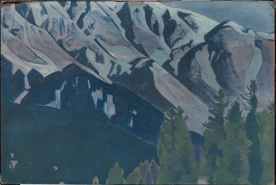 Pir Panjal, från serien med samma titel, 1925 av Nicholas Roerich