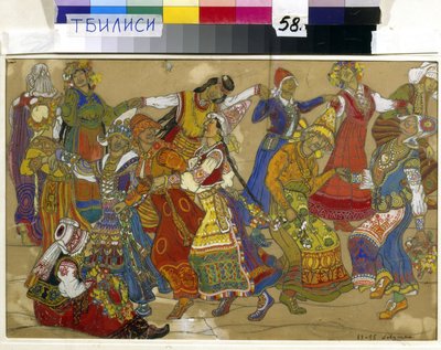 Förberedande design till "Peer Gynt" av Henrik Ibsen av Nicholas Roerich