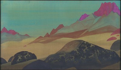 Rocks of Ladakh, 1932 av Nicholas Roerich