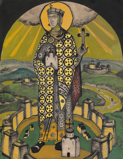 Sankta Olga, prinsessan av Kiev av Nikolai Konstantinowitsch Roerich