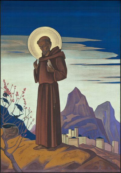 St Francis, 1932 av Nicholas Roerich