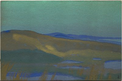 Tsaidams träsk, 1936 av Nicholas Roerich