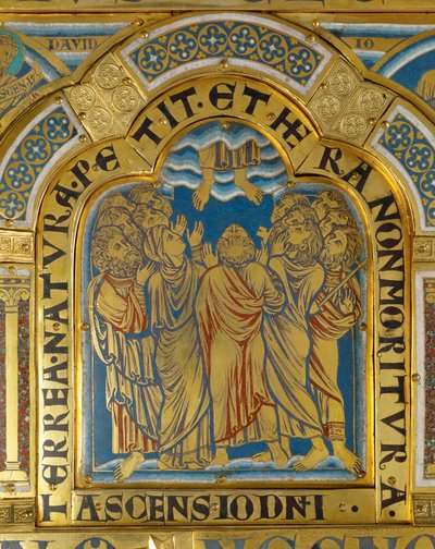 Kristi himmelsfärd, från Verdun-altaret ... av Nicholas of Verdun