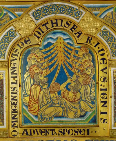 Pingst, från Verdun-altaret ... av Nicholas of Verdun