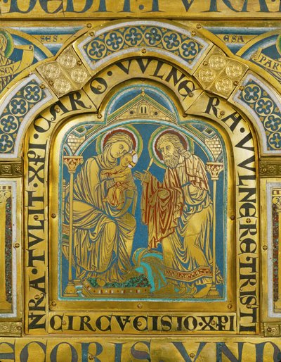 Jesu omskärelse ... (emalj på förgylld koppar) av Nicholas of Verdun
