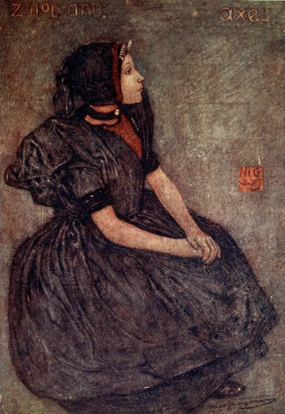 En Zeeland flicka, 1904 av Nico Jungman