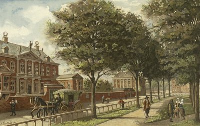 Utsikt över Haag, Nederländerna, 1600-talet av Nico Steffelaar