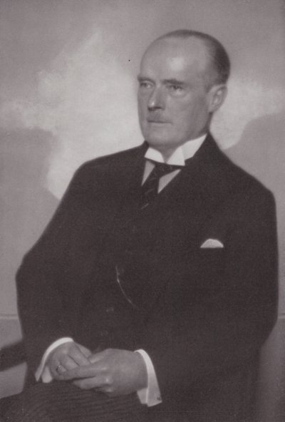 Gustav Krupp von Bohlen und Halbach, tysk ämbetsman och affärsman (svartvitt foto) av Nicola Perscheid