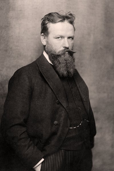 Porträtt av Franz Metzner av Nicola Perscheid