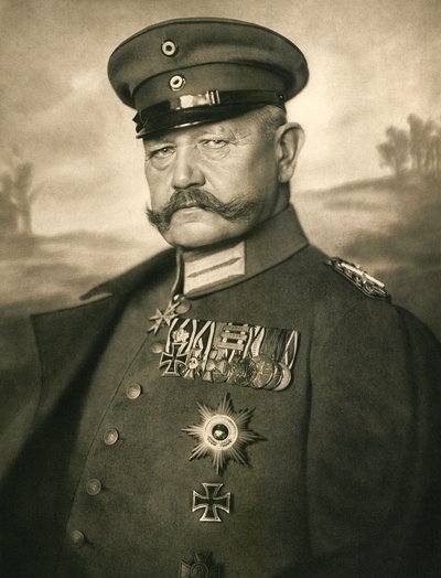 Porträtt av Paul von Hindenburg av Nicola Perscheid