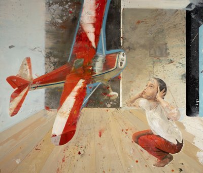 Air Blow III, 2022 (olja på duk) av Nicola Pucci