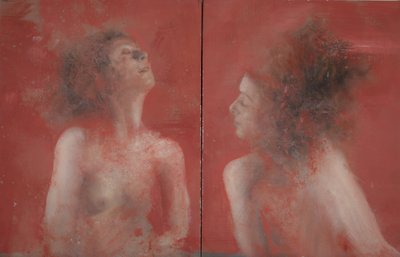 Dialogue, 2015 (olja på duk) av Nicola Pucci