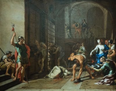 Halshuggningen av Johannes Döparen av Nicola Vaccaro