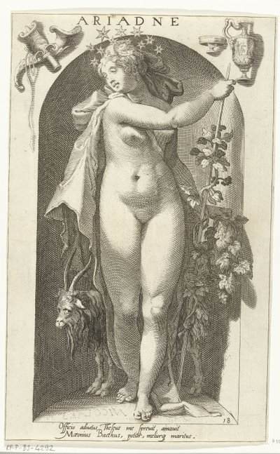 Ariadne (titel på objekt) Ancient Gods (serietitel) av Nicolaas Braeu