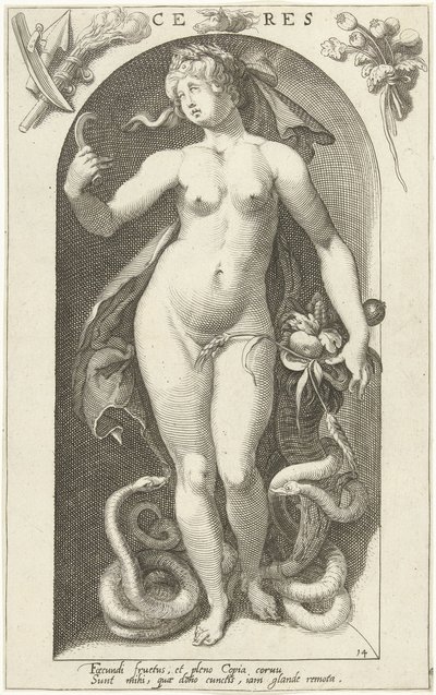 Ceres (titel på objekt) Ancient Gods (serietitel) av Nicolaas Braeu