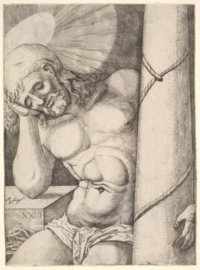 Sorgernas man vid kolonnen, 1523. av Nicolaas Hogenberg