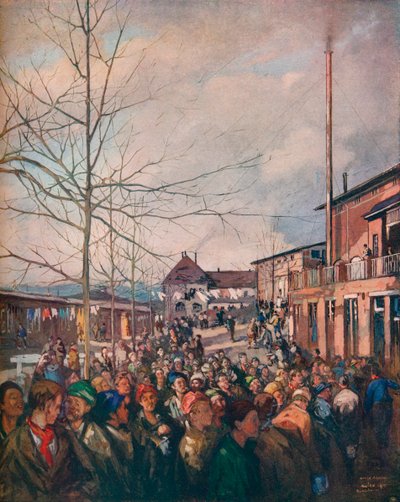 Ruhlebens fängelseläger, julmiddag, 1917 av Nicolaas Wilhelm Jungmann