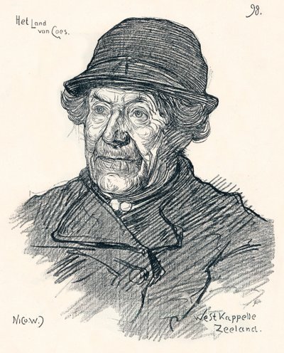 Skiss av Nico Jungmann, c1900 av Nicolaas Wilhelm Jungmann