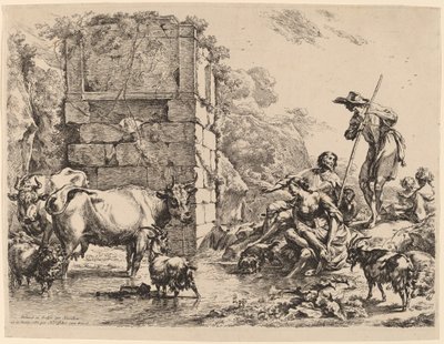 Kodrickande, 1680. av Nicolaes Berchem