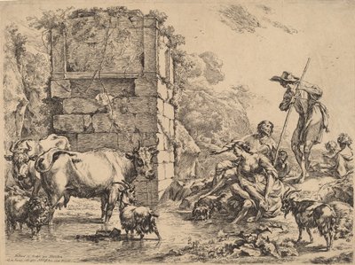 Kodrickande, 1680. av Nicolaes Berchem