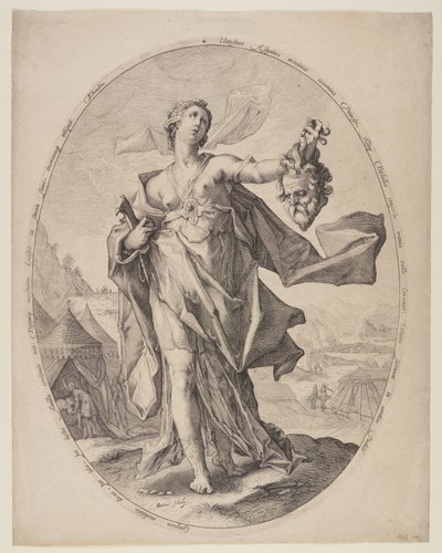 Judith med Holofernes huvud av Nicolaes Braeu