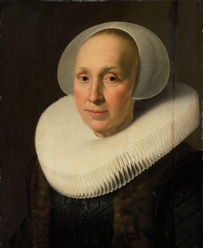 Porträtt av Margriet Benningh (1565-1641) av Nicolaes Eliasz Pickenoy (attributed to)