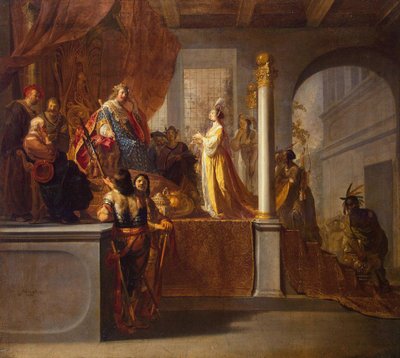 Drottning av Saba före Salomo, 1640-talet av Nicolaes Knüpfer