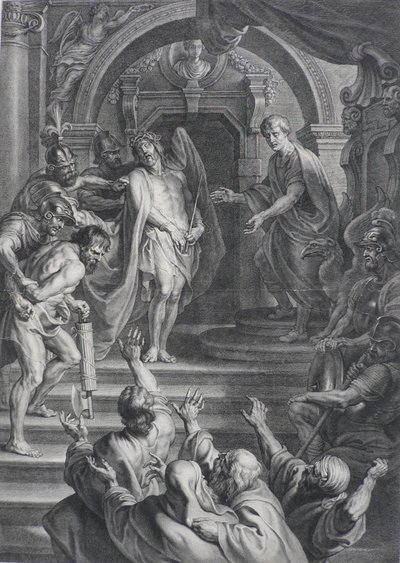 Ecce Homo, efter Peter Paul Rubens av Nicolaes Lauwers