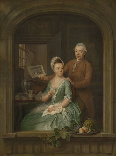 Porträtt av Robert Muys och hans fru Maria Nozeman Porträtt av Robert Muys och hans fru Maria Nozeman av Nicolaes Muys