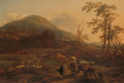 De tre flockarna av Nicolaes Pietersz Berchem