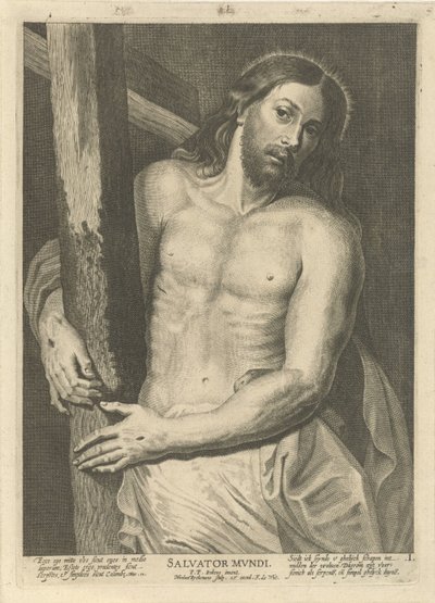 Kristus med korset Kristus och tretton apostlar (serietitel) av Nicolaes Ryckmans
