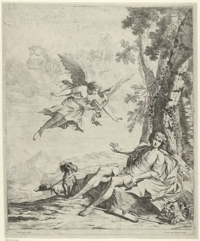 Aurora en Cephalus Takbil Cephalus av Nicolaes Van Helt Stockade