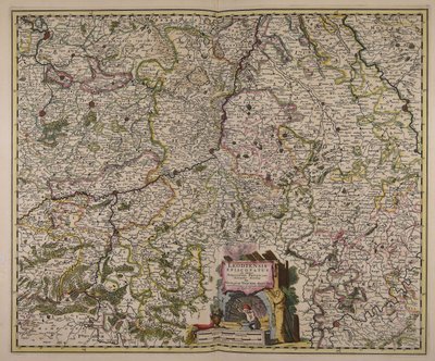Leodiensis episcopatus in omnes subjacentes provincias distincté divisus av Nicolaes Visscher