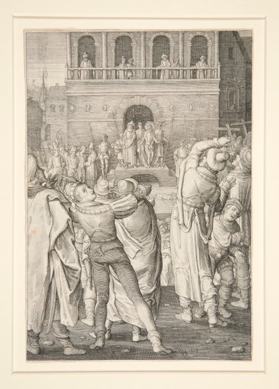 Kristus visad för folket (Passion Series) av Nicolaes de Bruyn