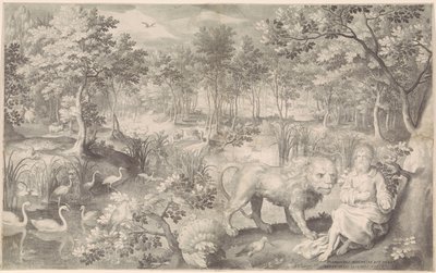 Jeremia i öknen av Nicolaes de Bruyn